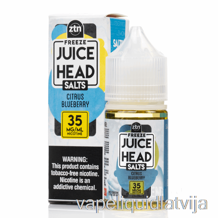 Sasaldēt Citrusu Melleņu - Sulas Galvas Sāļi - 30ml 50mg Vape šķidrums